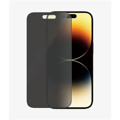 PanzerGlass  |  Ekrāna aizsargstikls  |  Apple  |  iPhone 14 Pro  |  Stikls  |  Melns  |  Ultra plats pielāgojums; Viegla uzstādīšana; Privātuma filtrs; Pirkstu nospiedumu izturīgs  |  Privātums