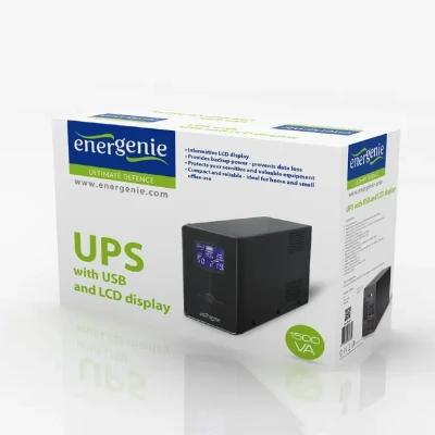 EnerGenie  |  UPS with USB and LCD display  |  EG-UPS-036  |  3000 VA  |  1800 W