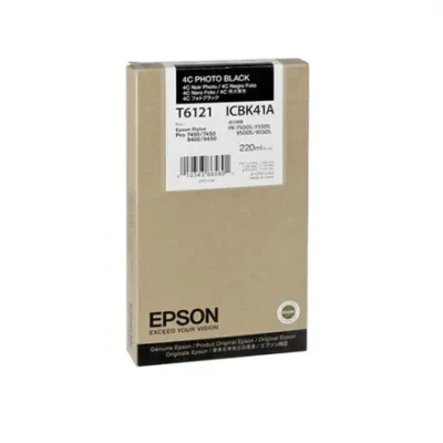 Epson T612100  |  Картридж с чернилами  |  Фото Черный