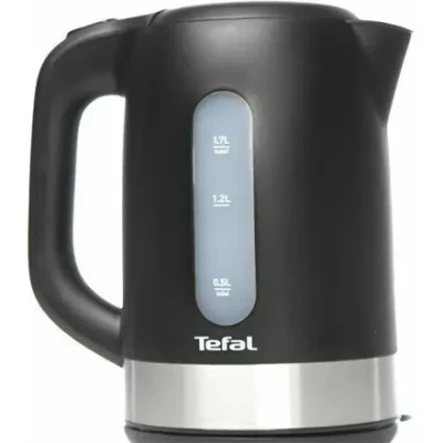 TEFAL  |  Kettle  |  KO330830  |  Electric  |  2400 W  |  1.7 L  |  Plastic  |  360° rotational base  |  Black