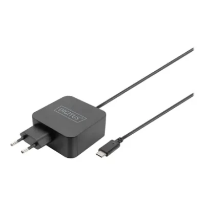 Digitus  |  Зарядное устройство для ноутбука USB-C Сетевое питание 65W PD3.0  |  DA-10071  |  Сетевой кабель