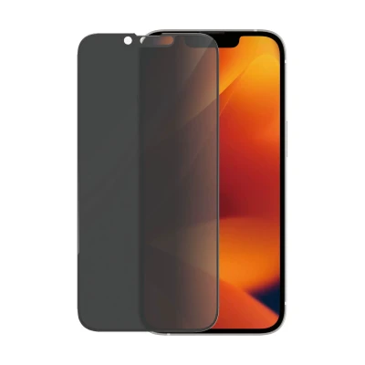 PanzerGlass  |  Screen protector  |  Apple  |  iPhone 14 / 13 / 13 Pro  |  Glass  |  Black  |  Ultra-Wide Fit  |  Privacy