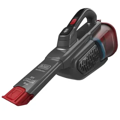 BLACK & DECKER Vacuum Cleaner  |  BHHV315B-QW  |  Cordless operating  |  Handstick  |  12 V  |  Gray / Red