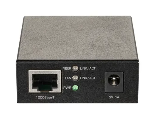 D-Link  |  1000BaseT to SFP Standalone Media Converter  |  DMC-G01LC  |  Gigabit SFP port  |  10 / 100 / 1000 Mbps port