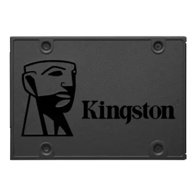 Kingston  |  SSD  |  A400  |  960 GB  |  SSD formāts 2.5"  |  Cietā diska interfeiss SATA Rev 3.0  |  Lasīšanas ātrums 500 MB / s  |  Rakstīšanas ātrums 450 MB / s