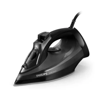 Philips  |  DST5040 / 80  |  Паровой утюг  |  2600 Вт  |  Объем резервуара для воды 320 мл  |  Непрерывная пара 45 г / мин  |  Пиковая производительность пара 200 г / мин