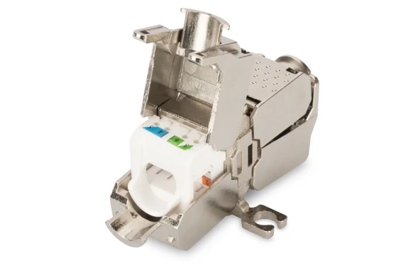 DN-93909  |  Field Termination Coupler CAT 6A, 500 MHz for AWG 22-26, fully shielded, keyst. design, 26x35x80
