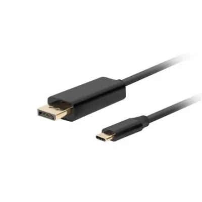 Lanberg  |  USB-C to DisplayPort Cable  |  CA-CMDP-10CU-0018-BK  |  Black  |  1.8 m