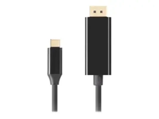 Lanberg  |  USB-C to DisplayPort Cable  |  CA-CMDP-10CU-0018-BK  |  Black  |  1.8 m