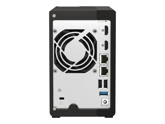 QNAP  |  2-Bay desktop NAS  |  TS-253E-8G  |  Intel Celeron  |  J6412 4-core  |  Processor frequency 2.6 GHz  |  8 GB