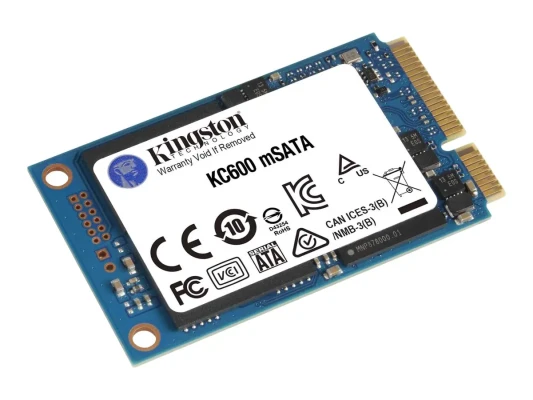 Kingston  |  KC600  |  1000 GB  |  Cietā diska interfeiss mSATA  |  Lasīšanas ātrums 550 MB / s  |  Rakstīšanas ātrums 520 MB / s