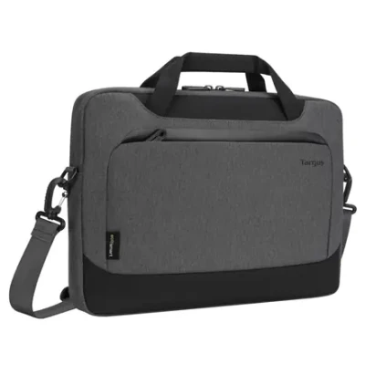 Targus  |  Cypress  |  Slimcase with EcoSmart  |  Fits up to size 15.6 "  |  Grey  |  Shoulder strap