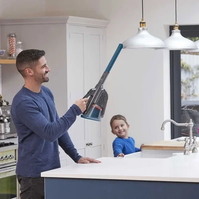 BLACK & DECKER Vacuum Cleaner  |  BHHV320B-QW  |  Cordless operating  |  Handheld  |  12 V  |  Operating time (max) 20 min  |  Gray / Blue
