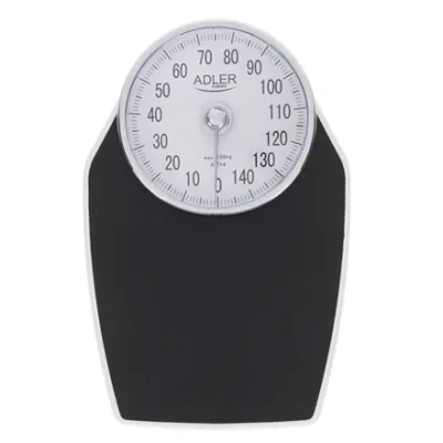 Adler  |  Mechanical Bathroom Scale  |  AD 8177  |  Maximum weight (capacity) 150 kg  |  Accuracy 1000 g  |  Black