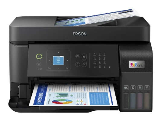 Epson Multifunctional printer  |  EcoTank L5590  |  Inkjet  |  Colour  |  Inkjet Multifunctional Printer  |  A4  |  Wi-Fi  |  Black