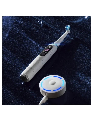 Oral-B  |  Electric Toothbrush  |  iO10 Series  |  Rechargeable  |  For adults  |  Number of brush heads included 1  |  Number of teeth brushing modes 7  |  Stardust White