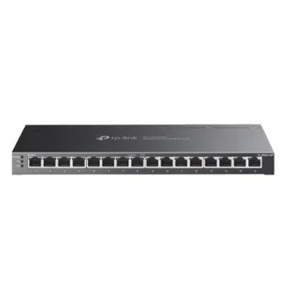 TP-LINK  |  etStream 16-Port Gigabit Smart Switch with 8-Port PoE+  |  TL-SG2016P  |  Web managed  |  Desktop  |  Power supply type External