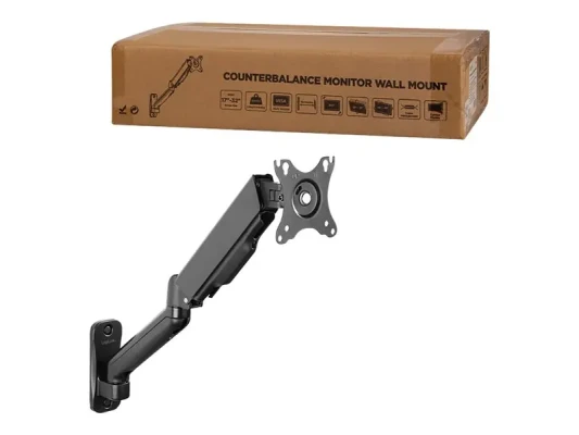 Logilink  |  Настенный крепеж  |  Наклон, поворот, вращение  |  17-32 "  |  Максимальный вес (емкость) 9 кг  |  Черный
