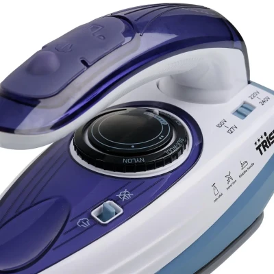 Tristar  |  Travel Steam Iron  |  ST-8152  |  Steam Iron  |  1000 W  |  Water tank capacity 60 ml  |  Continuous steam 15 g / min  |  Blue