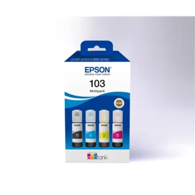Epson 103 EcoTank  |  Ink Cartridge  |  Black, Cyan, Magenta, Yellow