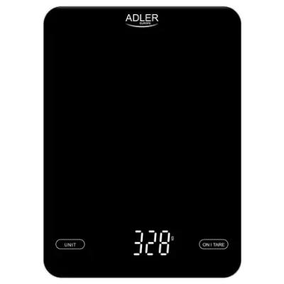 Adler  |  Kitchen Scale  |  AD 3177b  |  Maximum weight (capacity) 10 kg  |  Black
