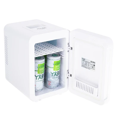 Adler  |  Mini refrigerator with mirror  |  AD 8085  |  Free standing  |  Larder  |  Height 27 cm  |  Fridge net capacity 4 L  |  White