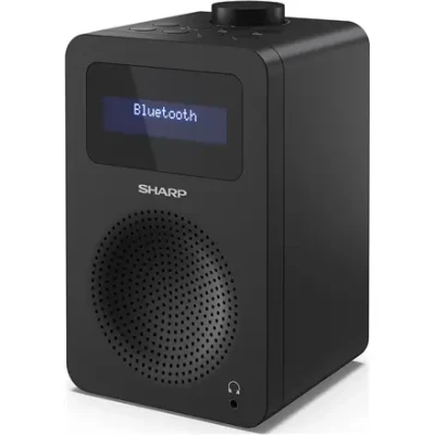 Sharp DR-430(BK) Цифровое радио, FM / DAB / DAB+, Bluetooth 5.0, Полночный черный  |  Sharp  |  Цифровое радио  |  DR-430(BK)  |  Bluetooth  |  Полночный черный