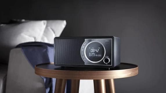 Sharp DR-450(BK) Digital Radio, FM / DAB / DAB+, Bluetooth 4.2, Alarm function, Midnight Black  |  Sharp  |  Digital Radio  |  DR-450(BK)  |  Bluetooth  |  Midnight Black