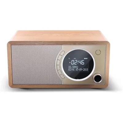 Sharp DR-450(BR) Цифровое радио, FM / DAB / DAB+, Bluetooth 4.2, Функция будильника, Коричневый  |  Sharp  |  Цифровое радио  |  DR-450(BR)  |  Bluetooth  |  Коричневый