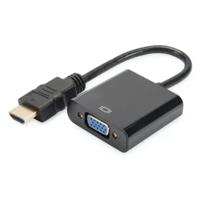 Digitus  |  HDMI to VGA converter adapter  |  DA-70461  |  Black