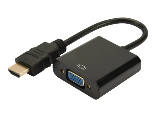 Digitus  |  HDMI to VGA converter adapter  |  DA-70461  |  Black