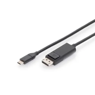 Digitus  |  USB Type-C адаптер кабель  |  AK-300333-020-S  |  USB-C  |  DisplayPort  |  USB-C на DP  |  2 м