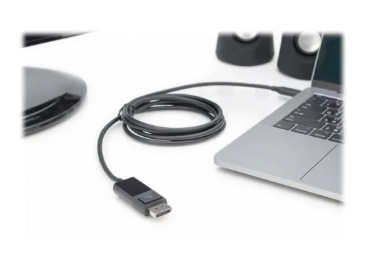 Digitus  |  USB Type-C адаптер кабель  |  AK-300333-020-S  |  USB-C  |  DisplayPort  |  USB-C на DP  |  2 м