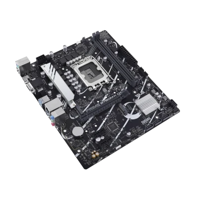 Asus  |  PRIME B760M-K D4  |  Processor family Intel  |  Processor socket LGA1700  |  DDR4 DIMM  |  Memory slots 2  |  Supported hard disk drive interfaces 	SATA, M.2  |  Number of SATA connectors 4  |  Chipset Intel B760  |  mATX