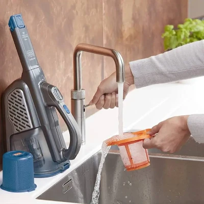 BLACK & DECKER Vacuum Cleaner  |  BHHV520BF-QW  |  Cordless operating  |  Handheld  |  18 V  |  Blue / Gray