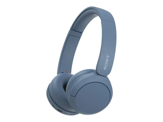 Sony  |  Беспроводные наушники  |  WH-CH520  |  Беспроводные  |  Наушные  |  Микрофон  |  Шумоподавление  |  Беспроводные  |  Синий