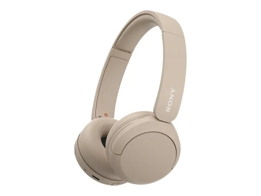 Sony  |  Беспроводные наушники  |  WH-CH520  |  Беспроводные  |  Наушные  |  Микрофон  |  Шумоподавление  |  Беспроводные  |  Бежевый