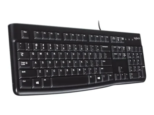 LOGITECH K120 vadu tastatūra melna USB (ASV)  |  Logitech
