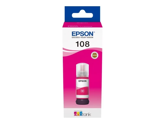 Epson 108 EcoTank  |  Ink Bottle  |  Magenta