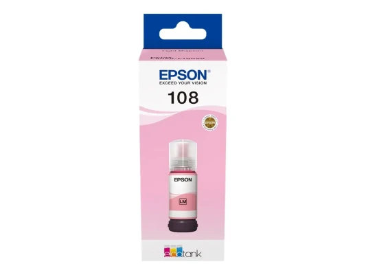Epson 108 EcoTank  |  Ink Bottle  |  Light Magenta