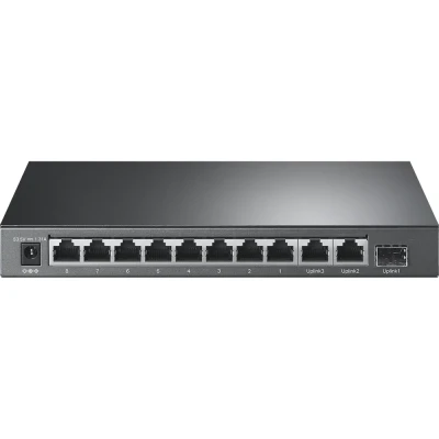 TP-LINK  |  Настольный коммутатор на 8 портов 10 / 100Мбит+3 порта Gigabit с 8 портами PoE+  |  TL-SL1311P  |  Неуправляемый  |  Настольный  |  60 месяц(ев)