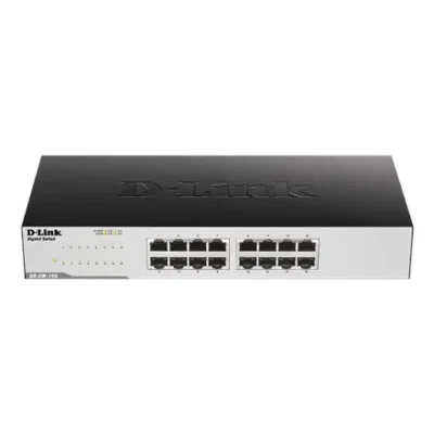 D-Link  |  16-Port Gigabit Easy Desktop Switch  |  GO-SW-16G / E  |  Unmanaged  |  Desktop / Rackmountable  |  24 month(s)