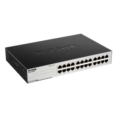 D-Link  |  24-Port Gigabit Easy Desktop Switch  |  GO-SW-24G  |  Unmanaged  |  Desktop / Rackmountable  |  24 month(s)