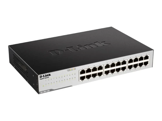 D-Link  |  24-Port Gigabit Easy Desktop Switch  |  GO-SW-24G  |  Unmanaged  |  Desktop / Rackmountable  |  24 month(s)