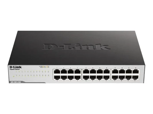 D-Link  |  24-Port Gigabit Easy Desktop Switch  |  GO-SW-24G  |  Unmanaged  |  Desktop / Rackmountable  |  24 month(s)