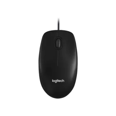 Logitech  |  Mouse  |  M100  |  Optical  |  Optical mouse  |  Wired  |  Black