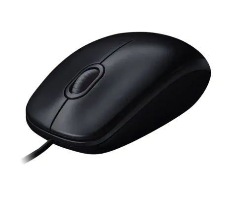 Logitech  |  Mouse  |  M100  |  Optical  |  Optical mouse  |  Wired  |  Black