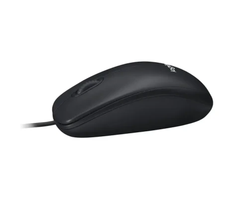 Logitech  |  Mouse  |  M100  |  Optical  |  Optical mouse  |  Wired  |  Black