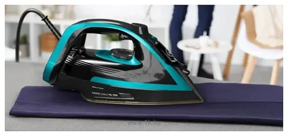 TEFAL  |  Iron  |  FV8066E0  |  Steam Iron  |  3000 W  |  Water tank capacity 270 ml  |  Continuous steam 50 g / min  |  Steam boost performance 280 g / min  |  Black / Blue
