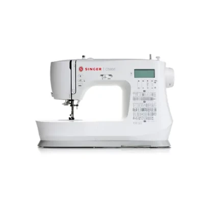 Singer  |  Sewing Machine  |  C5955  |  Number of stitches 417  |  Number of buttonholes 8  |  White